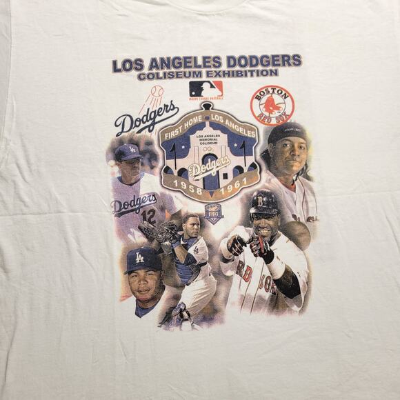 Los Angeles Dodgers 2008 LA Coliseum Exhibition Vintage T Shirt Men's Size XXL - Picture 5 of 6